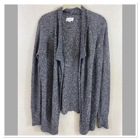 Lou & Grey marled draped open cardigan - Picture 2 of 7